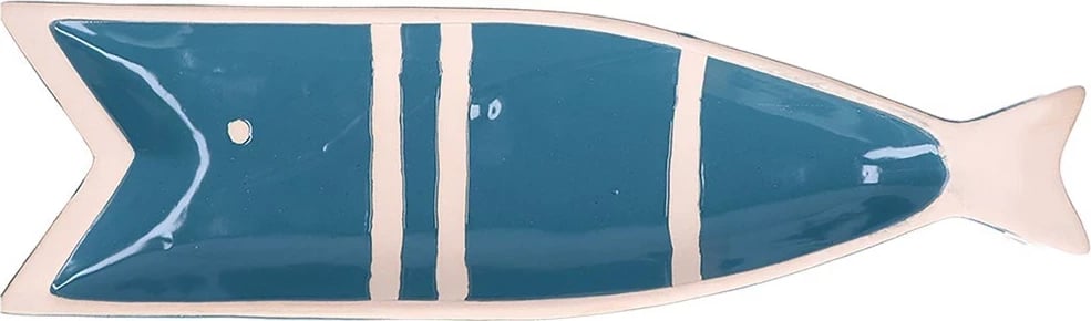 Pjatë dekorative RITUALI DOMESTICI PELAGICOILLOGICO, Blu