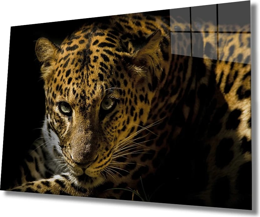 Pikturë dekorative xhami e temperuar, shumëngjyrëshe, 90x60cm