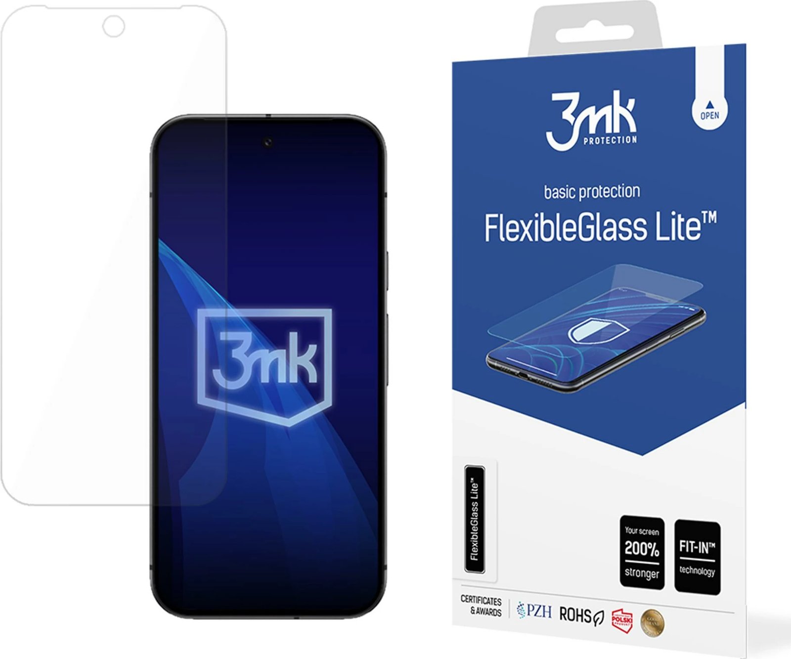 Mbështjellës xhami hibrid 3mk FlexibleGlass Lite për Google Pixel 9A