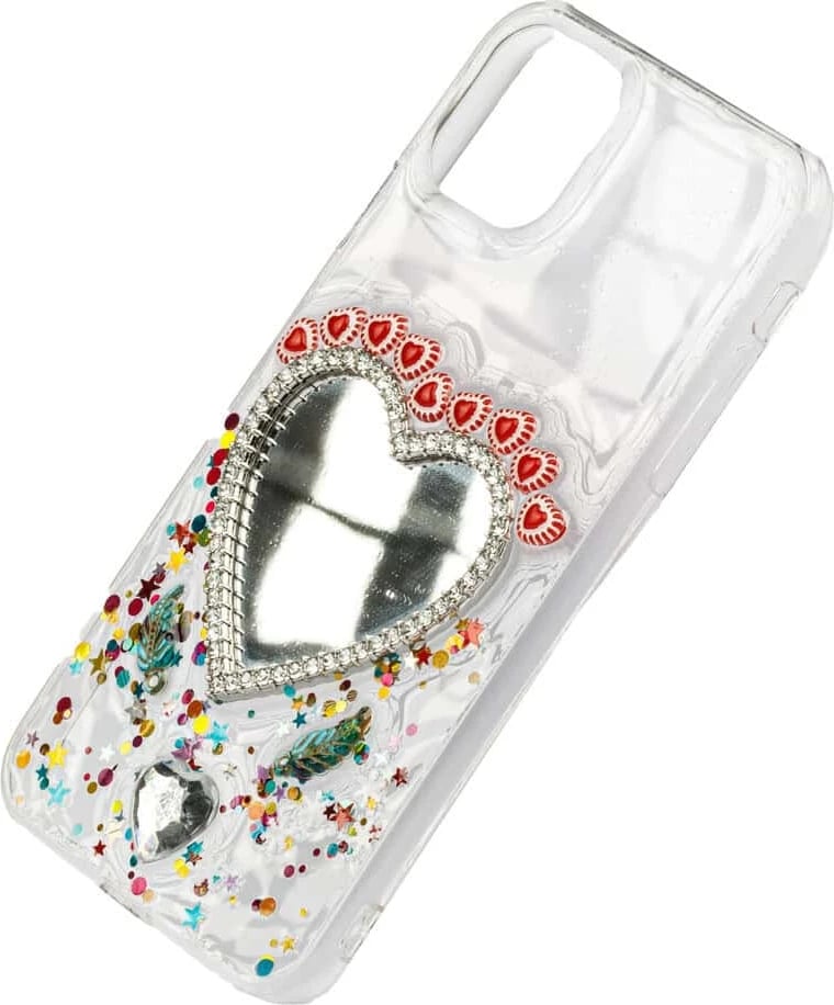 Fotroll Për Telefon Tech Time Heart shaped mirror (IP14PLUS)