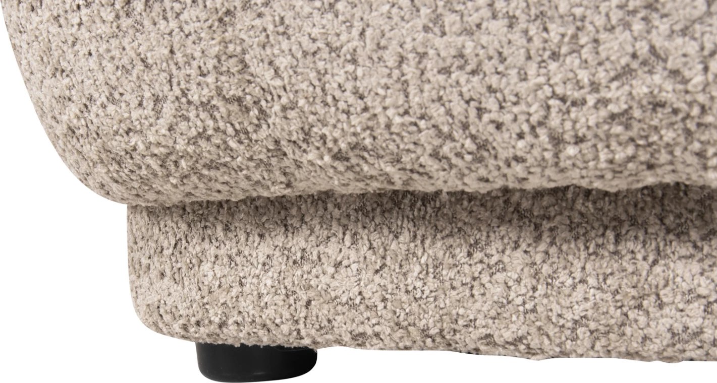 Fotelje KARPEN FH9600.08, pëlhurë boucle bezhë, 93x87x78H cm.