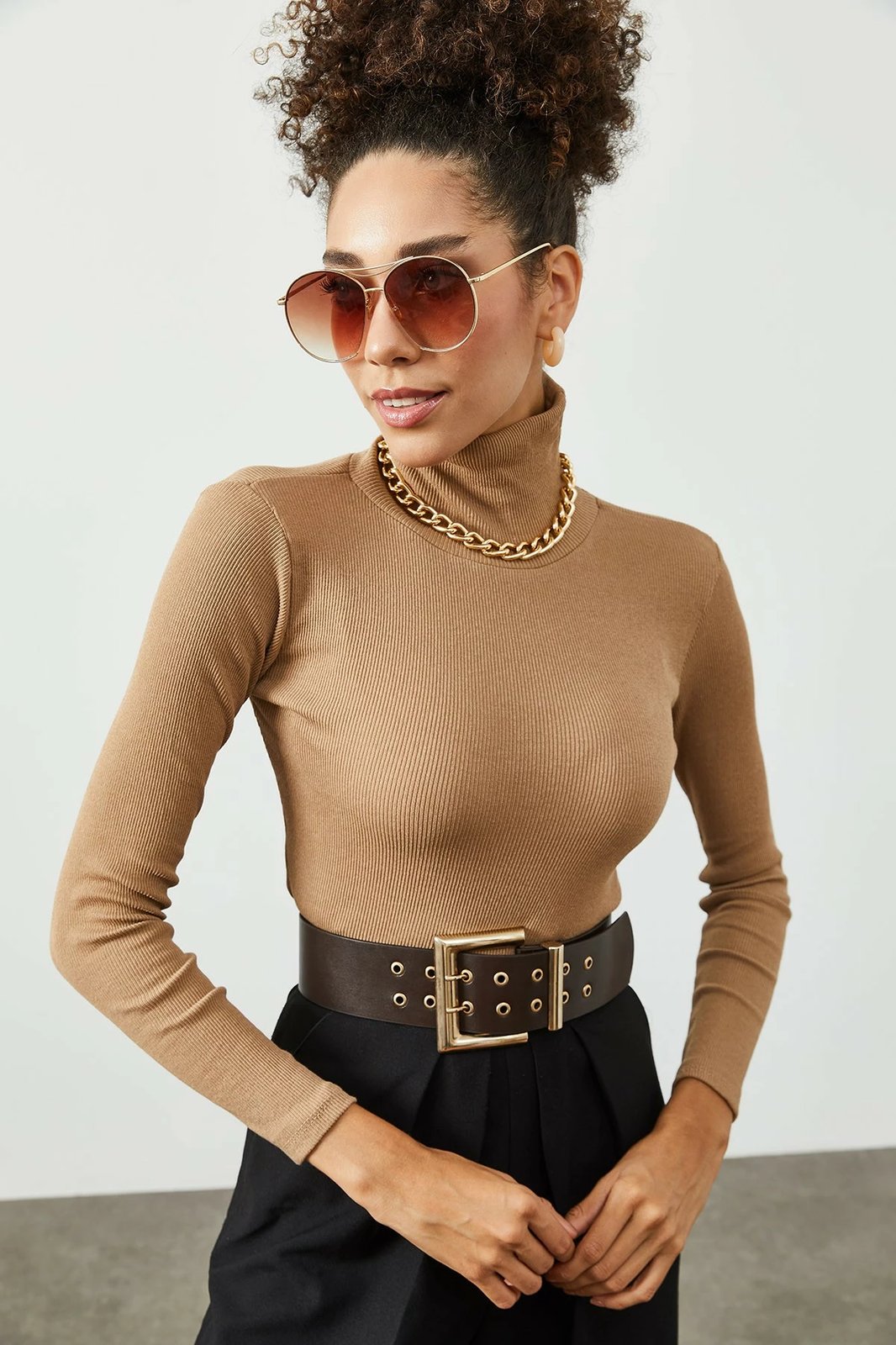 Bluzë për gra Jumeon, X2325, bezhë