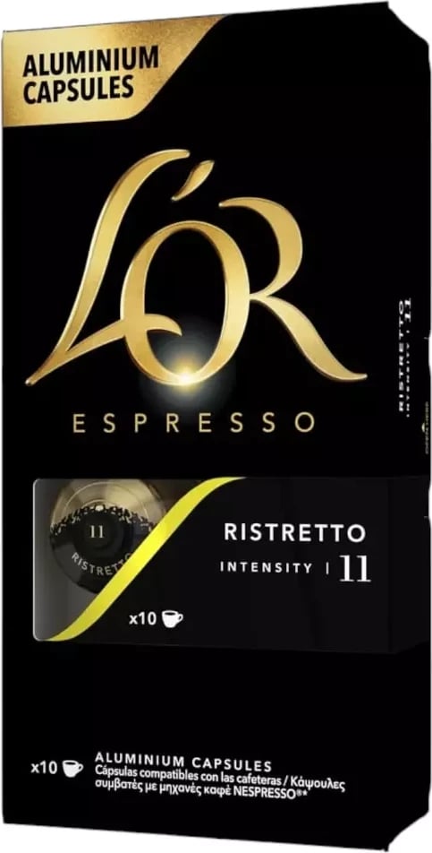 Kapsula Kafeje L'OR Ristretto, 10 copë