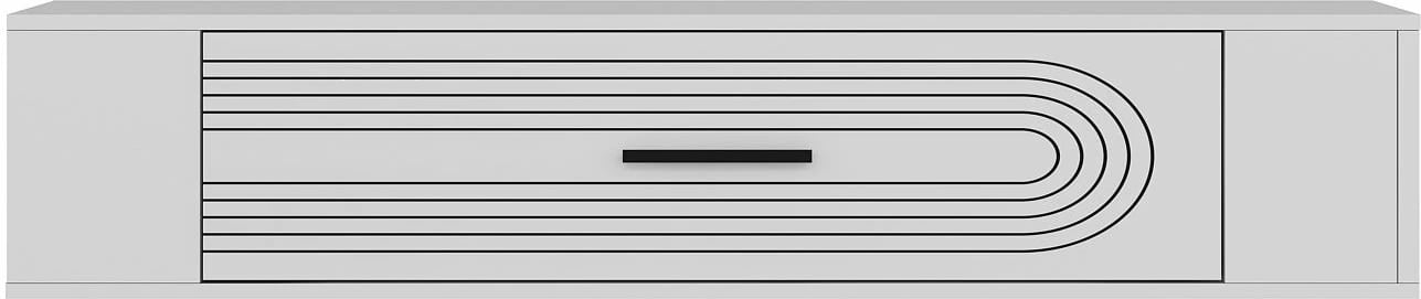 Komodë TV Skye Decor, Restol 3, e bardhë