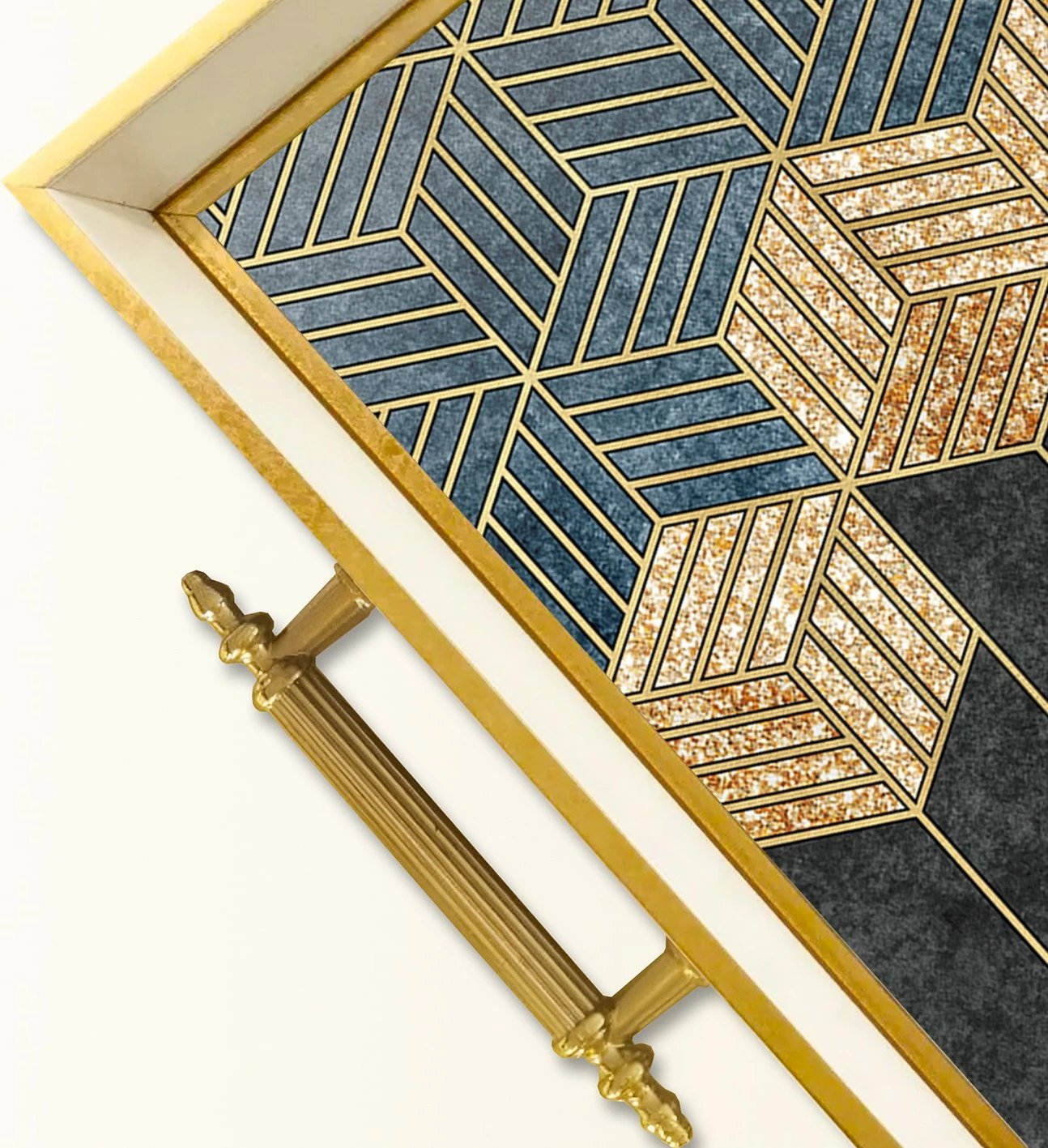 Tabaka xhami dekorative, shumëngjyrëshe, Aberto Design, TPB9845, 50x29x3.5cm Tabaka xhami dekorative, shumëngjyrëshe, Aberto Design, TPB9845, 50x29x3.5cm