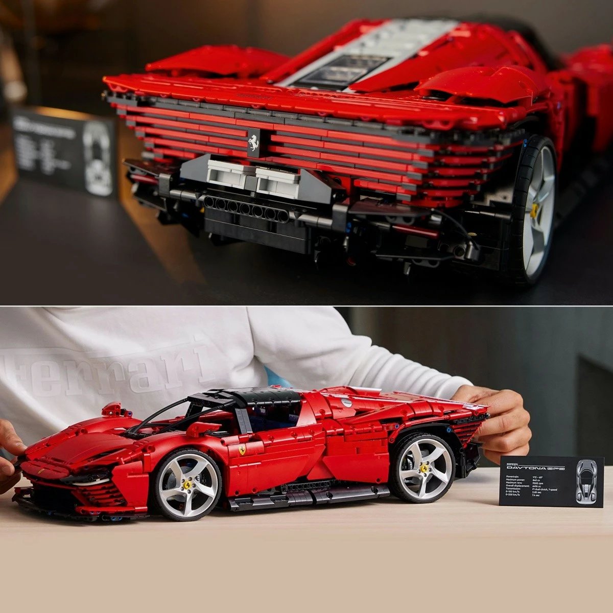 Set ndërtimi LEGO Technic Ferrari Daytona SP3 42143, 3778 pjesë, e kuqe
