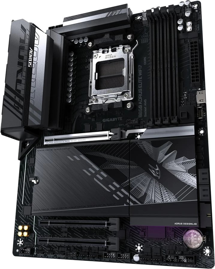 Pllakë amë Gigabyte B850 AORUS ELITE WIFI7, Socket AM5, e zezë