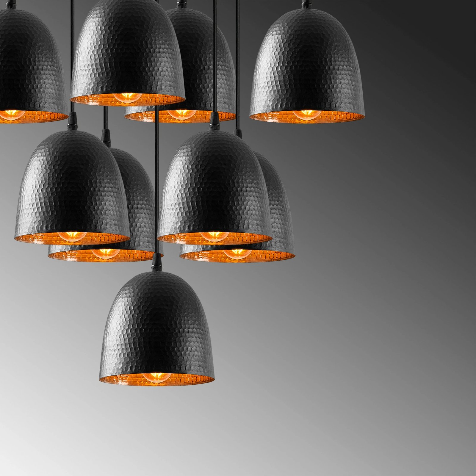 Llambë tavani Opviq Tattoo - 6191, ngjyrë e zezë, moderne