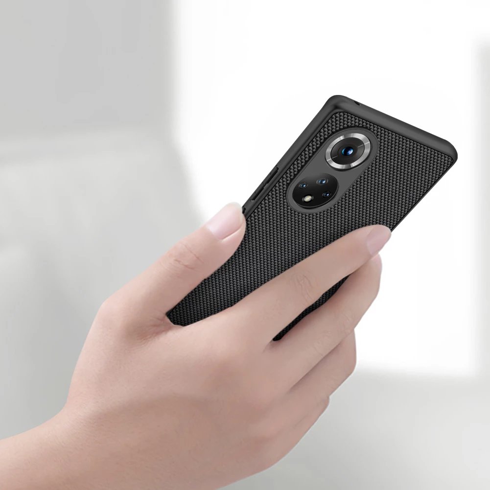 Mbështjellës Nillkin Textured Case për Honor 50 Pro, najlon, i zi