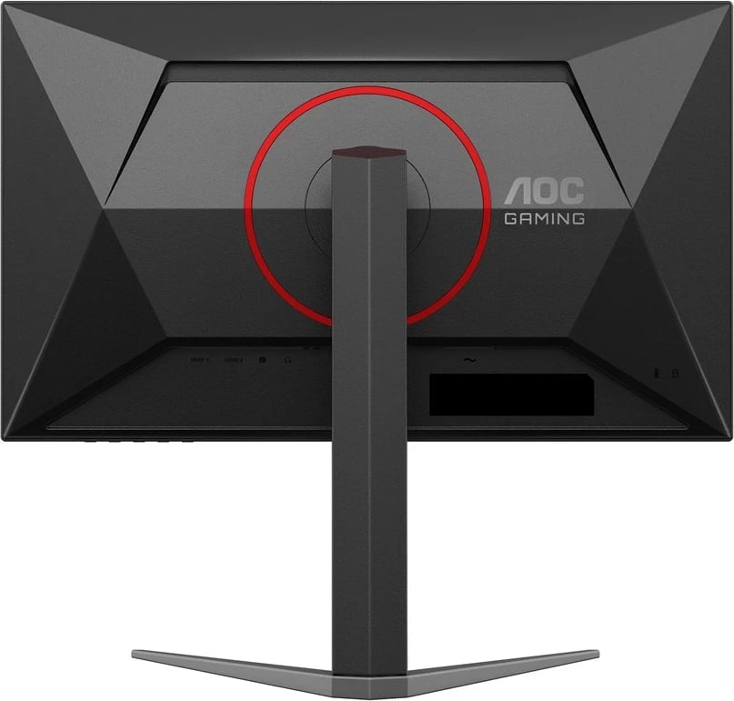 Monitor gaming AOC 24G4HA, 23.8", Full HD, LED, i zi me të kuqe