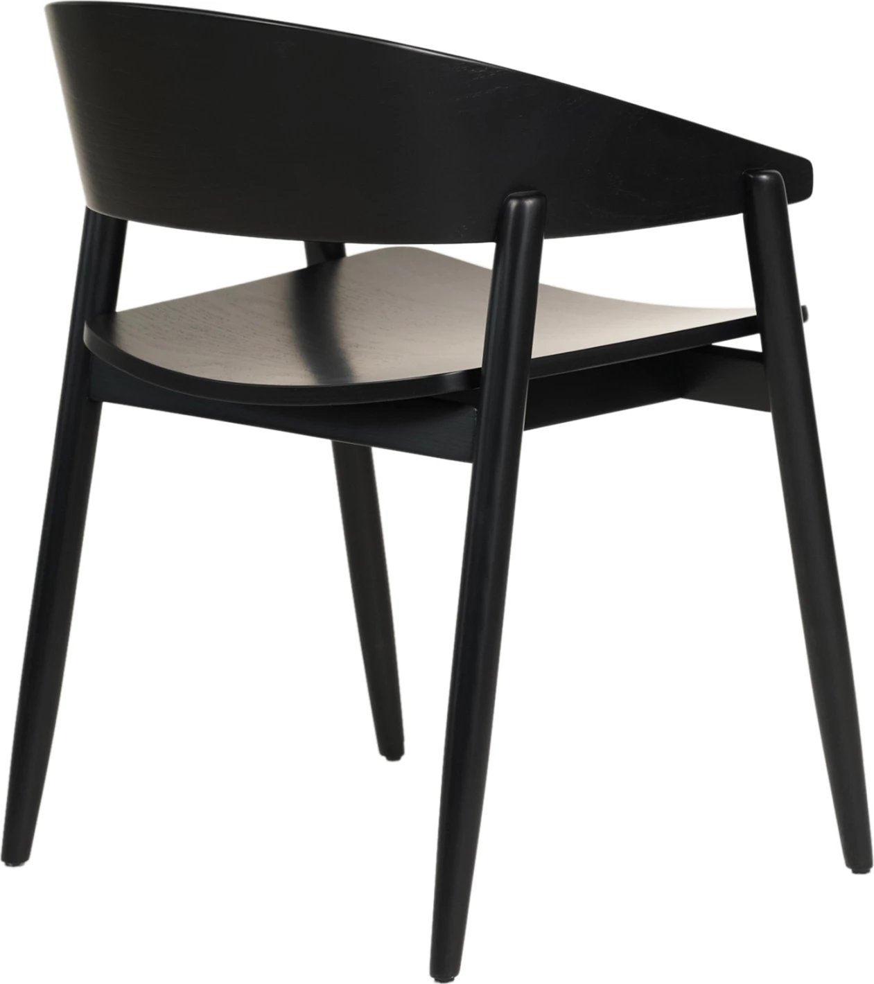 Karrige për ngrënie CANOP FH9950.02 dru frashëri ngjyrë e zezë 56,5x61x74H cm