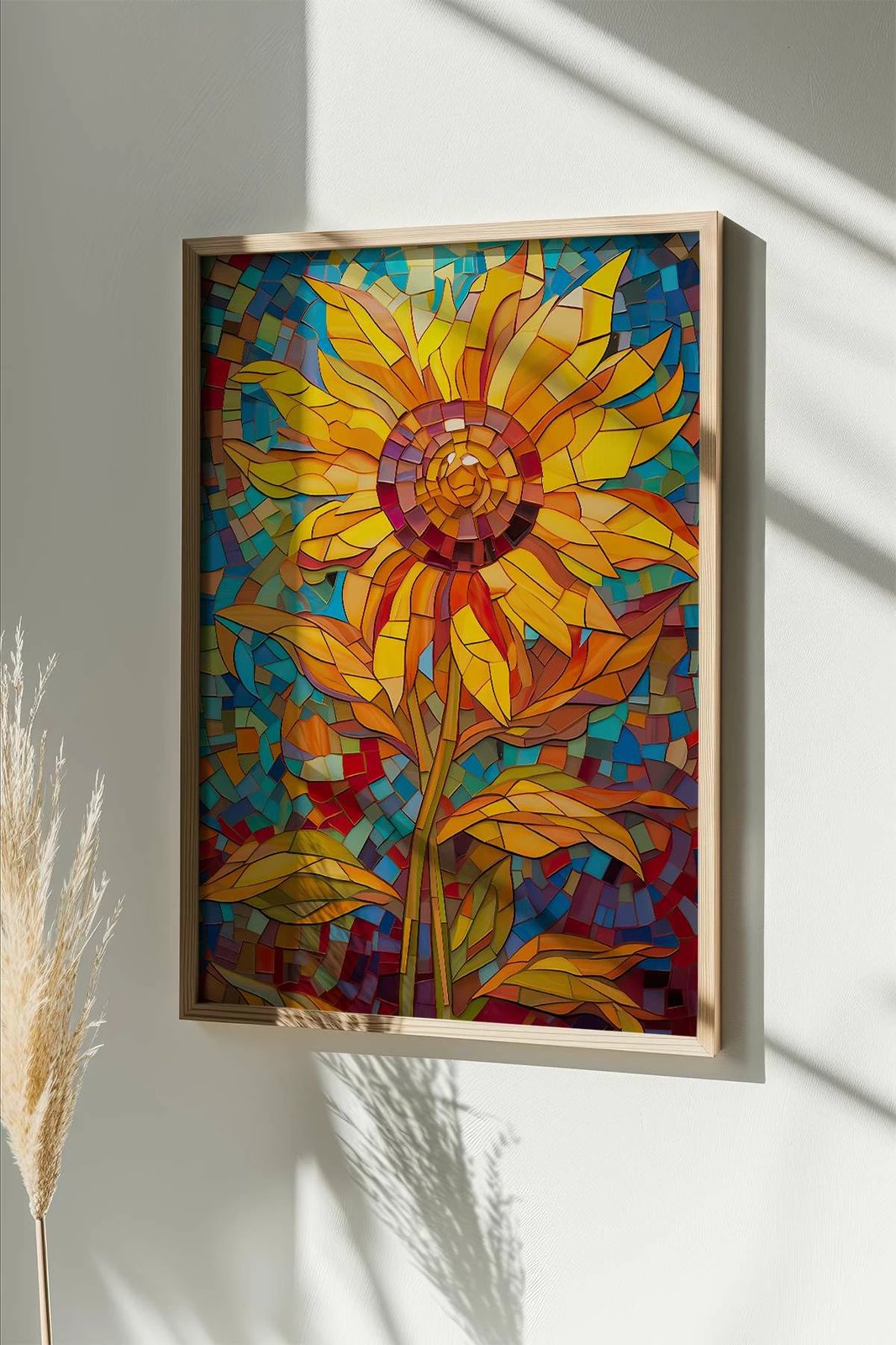 Pikturë dekorative me kornizë, shumëngjyrëshe, Wallity, Mscartmdl1