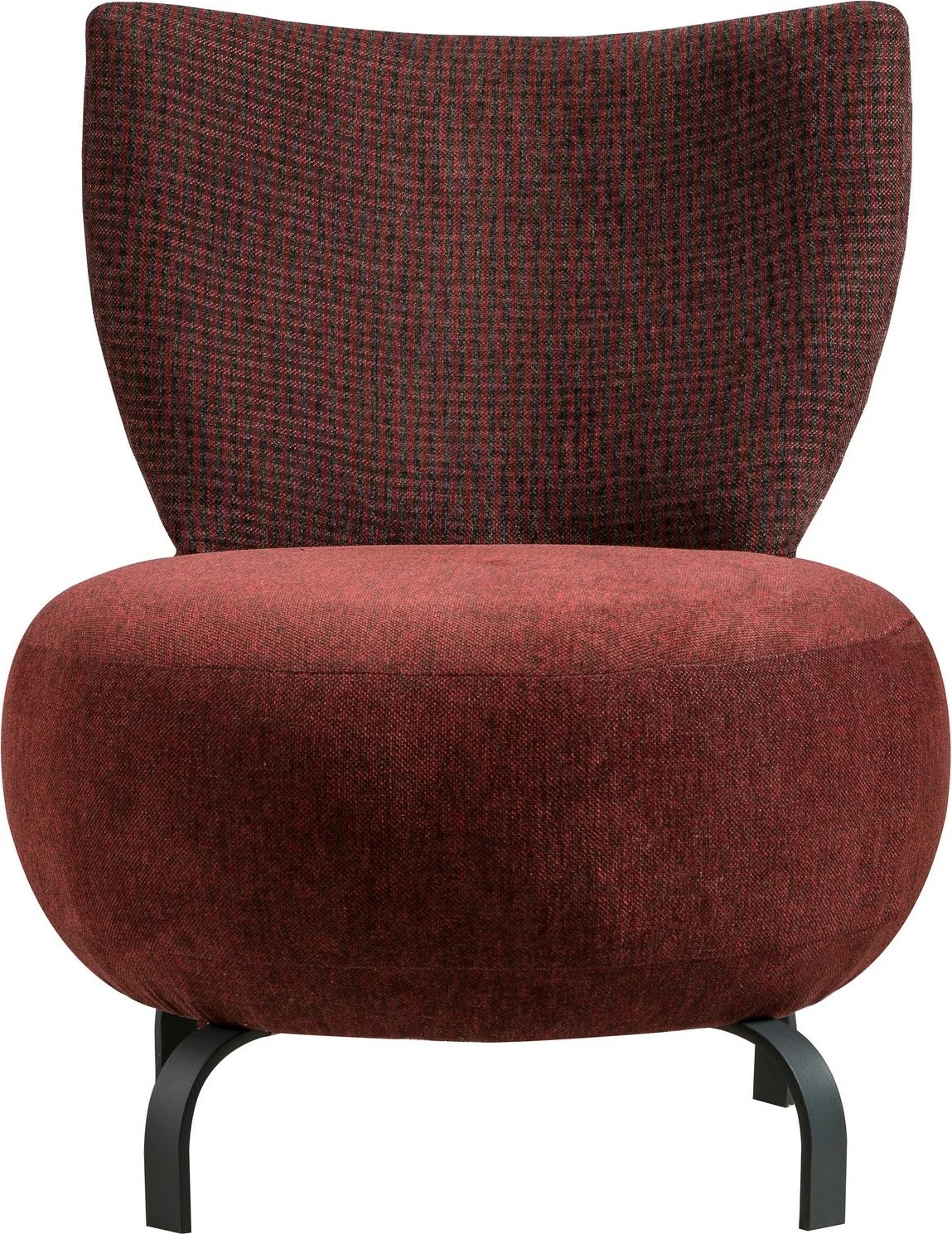 Karrige Wing Atelier del Sofa, ngjyrë e kuqe Claret