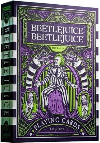 Letra loje Bicycle Beetlejuice Theory 11, tematikë film, gjelbër/vjollcë