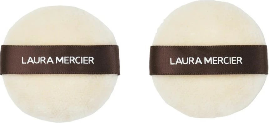 Set për aplikim pudre Laura Mercier Medium Velour Puff për femra, 2 copë