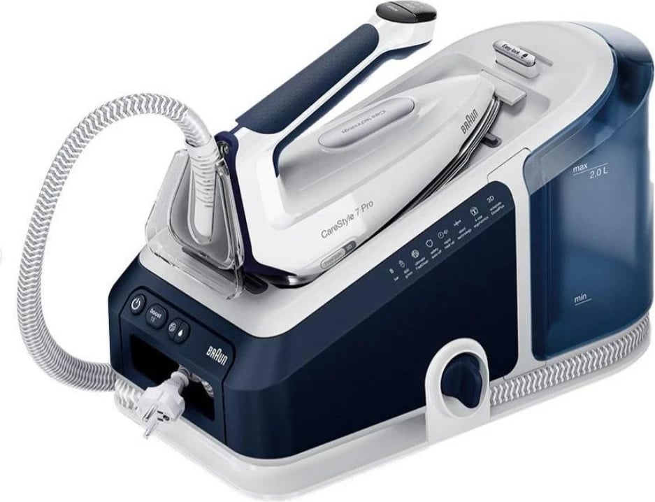 Hekur Braun CareStyle 7 Pro IS 7282 BL, Blu, Bardhë Hekur Braun CareStyle 7 Pro IS 7282 BL, Blu, Bardhë
