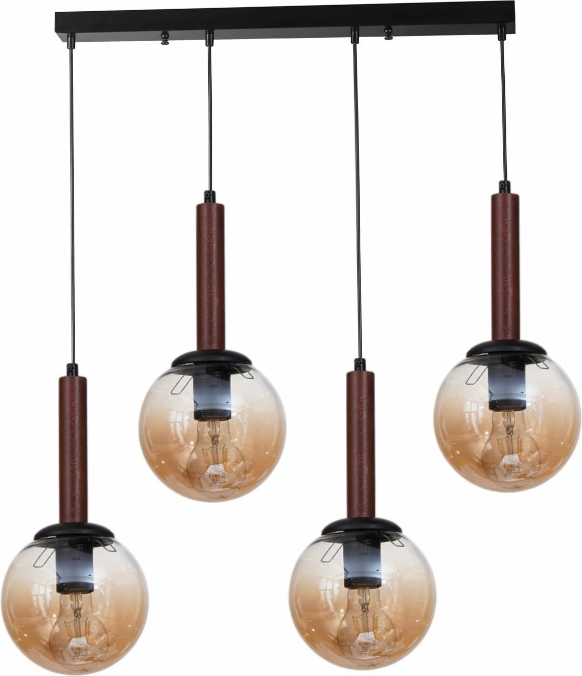 Llambë tavani Opviq, ngjyrë mjaltë dhe arre, 9070-6