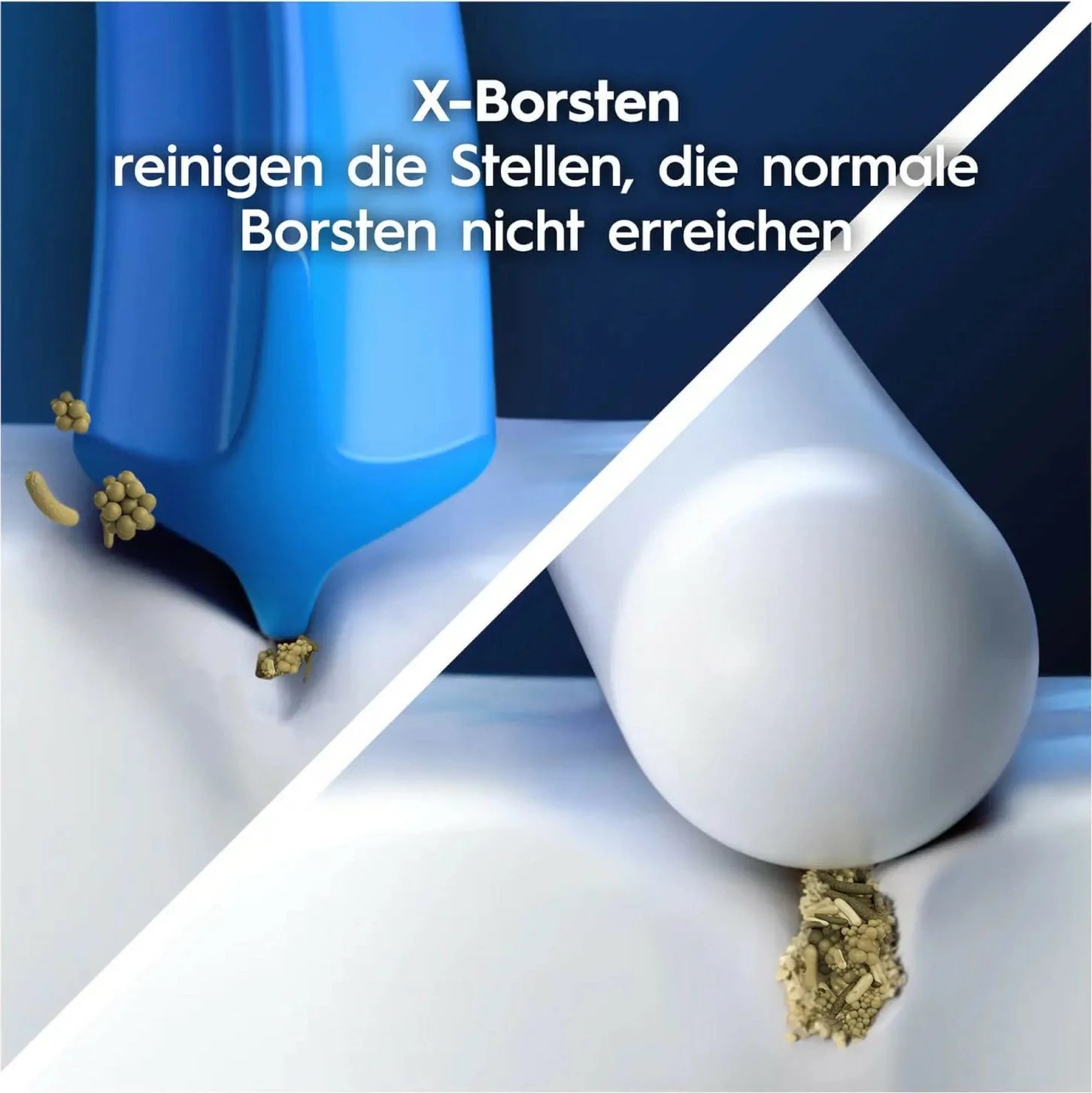 Koka rezervë për furçë dhëmbësh Oral-B CrossAction, 4 copë, e bardhë