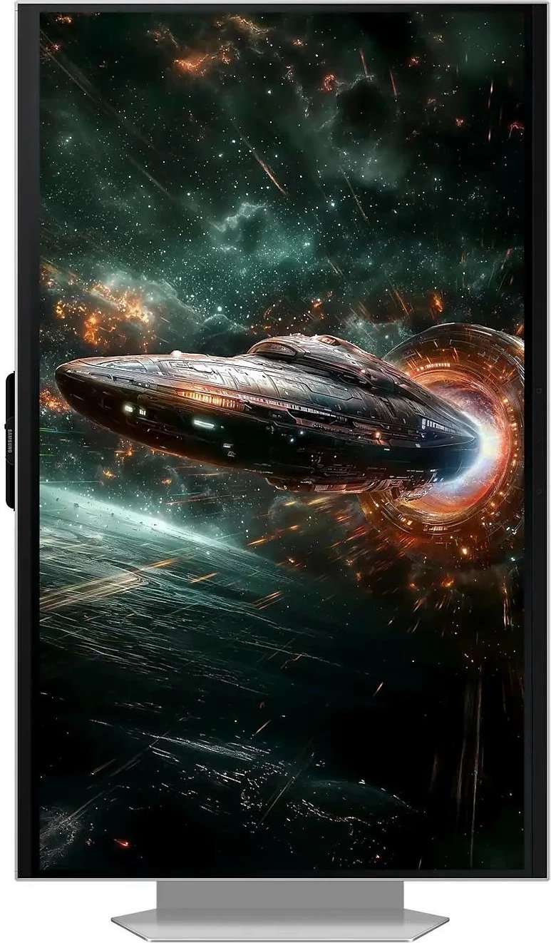 Monitor Samsung Odyssey 3D G9 G90XF, 27 inç, IPS, 4K UHD, 165 Hz, argjendtë