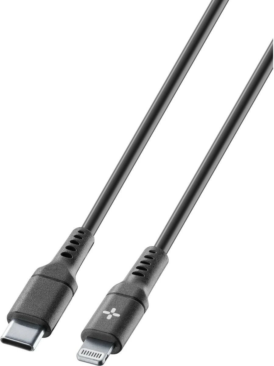 Kabllo USB-C në Lightning Cellular Line Ploos 1m e zezë