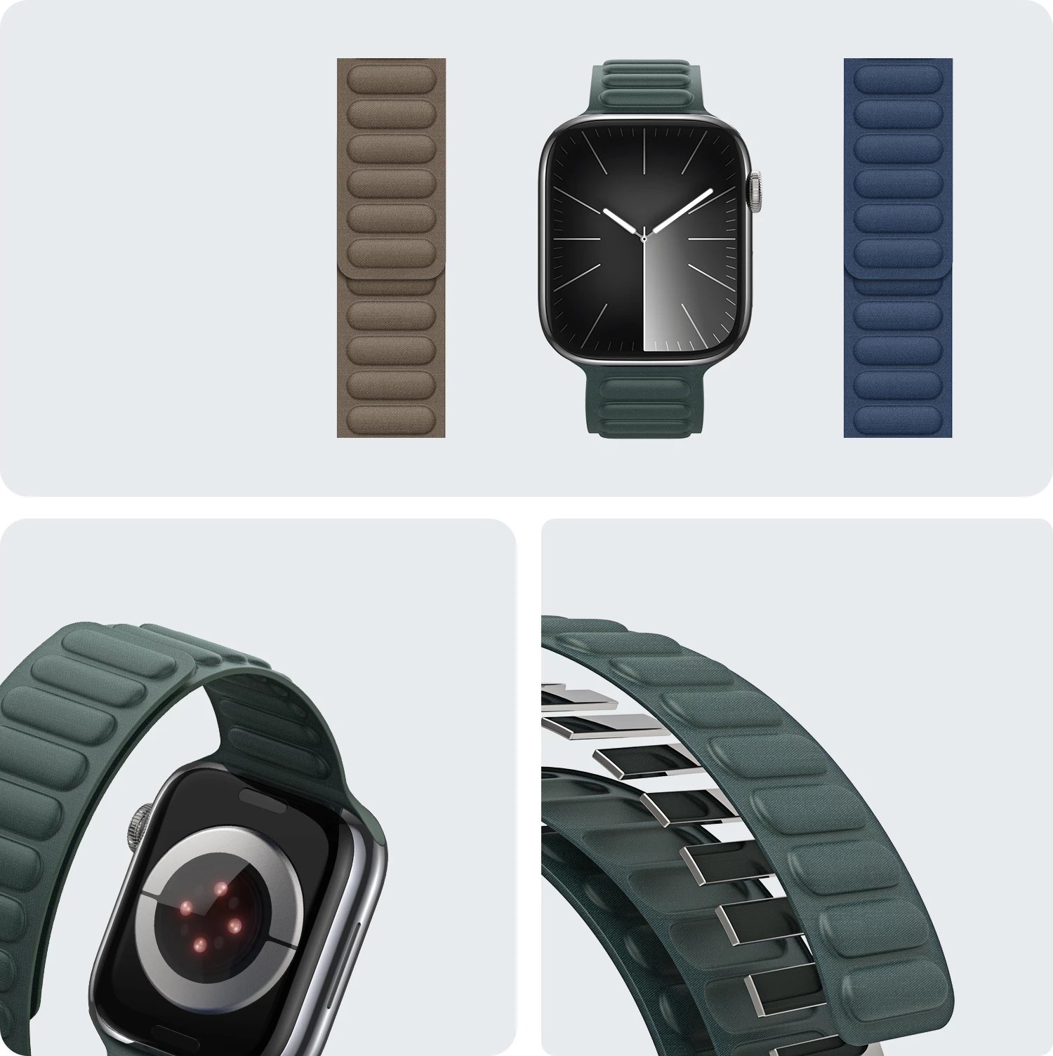 Rrip magnetik Dux Ducis Strap BL për Apple Watch 38/40/41mm, i gjelbër