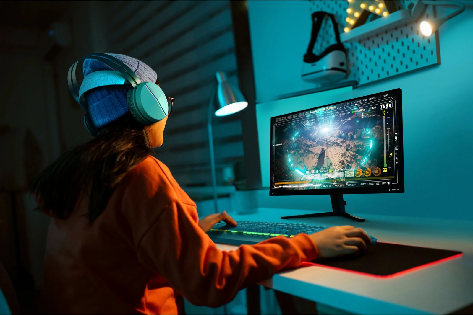 Monitor Philips Evnia 24M2N3200S/00, 23.8", Full HD, LCD, 1 ms, Ngjyrë e zezë