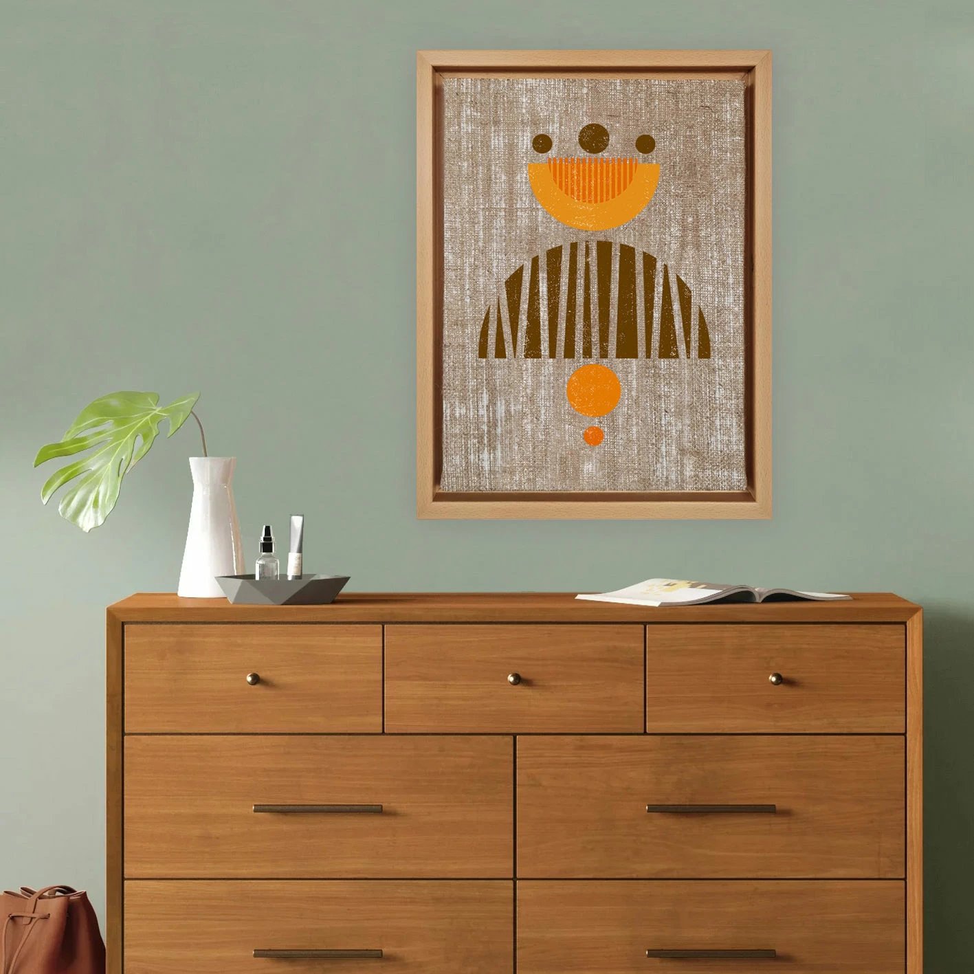 Pikturë dekorative në kanavacë, shumëngjyrëshe, Wallity LNJ81804047871, 36x46cm