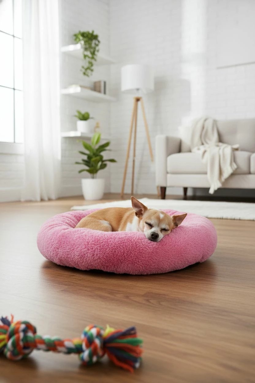 Shtrat për kafshë Paws & Whiskers, Pugalo M, rozë