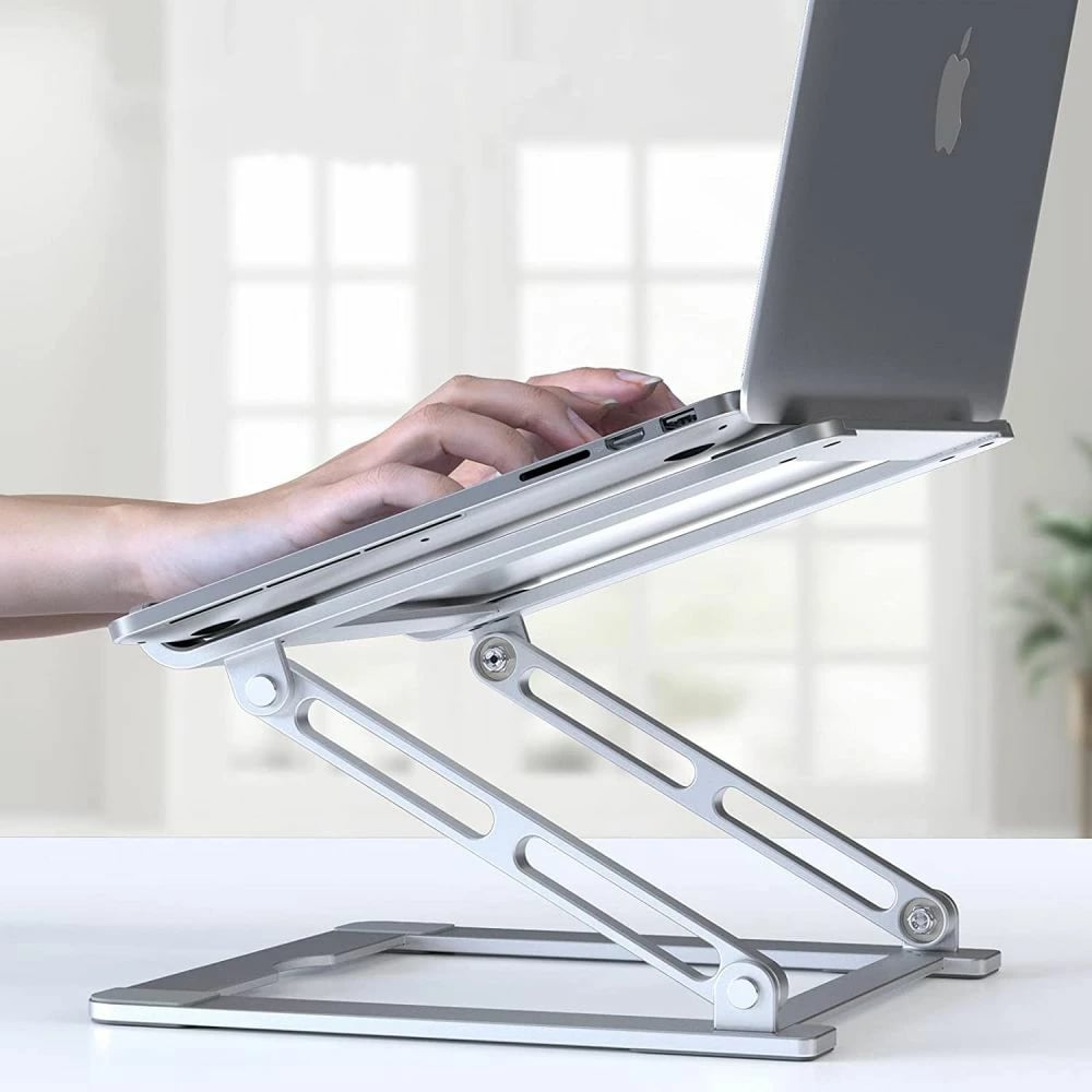 Mbajtëse laptopi Tech-Protect ULS400, deri 17", alumini, gri