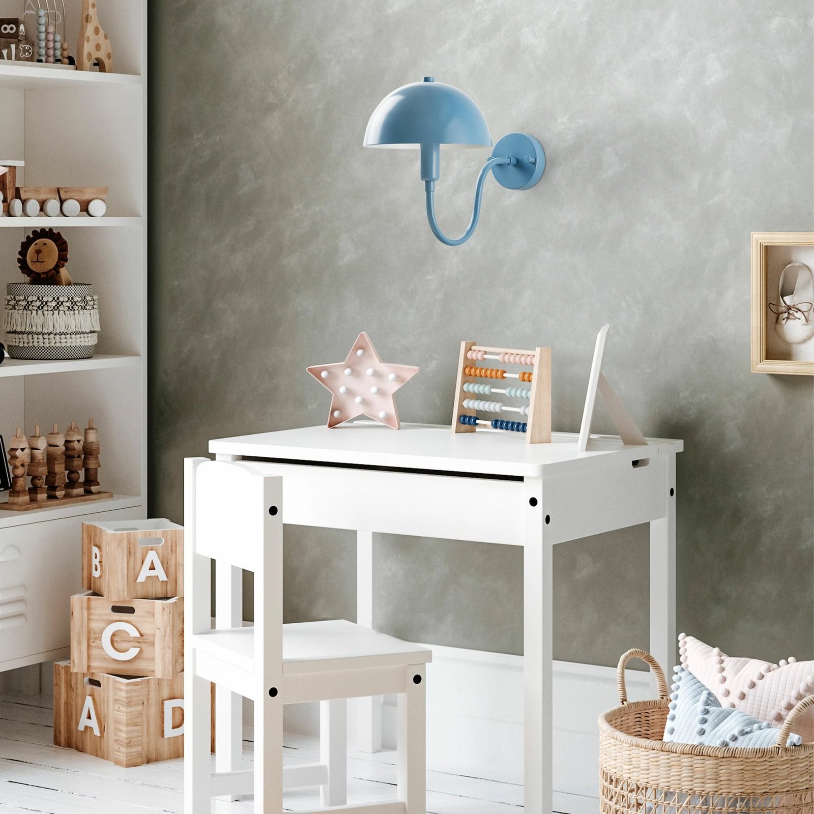 Llambë muri Opviq, Togg - 14824, ngjyrë e kaltër