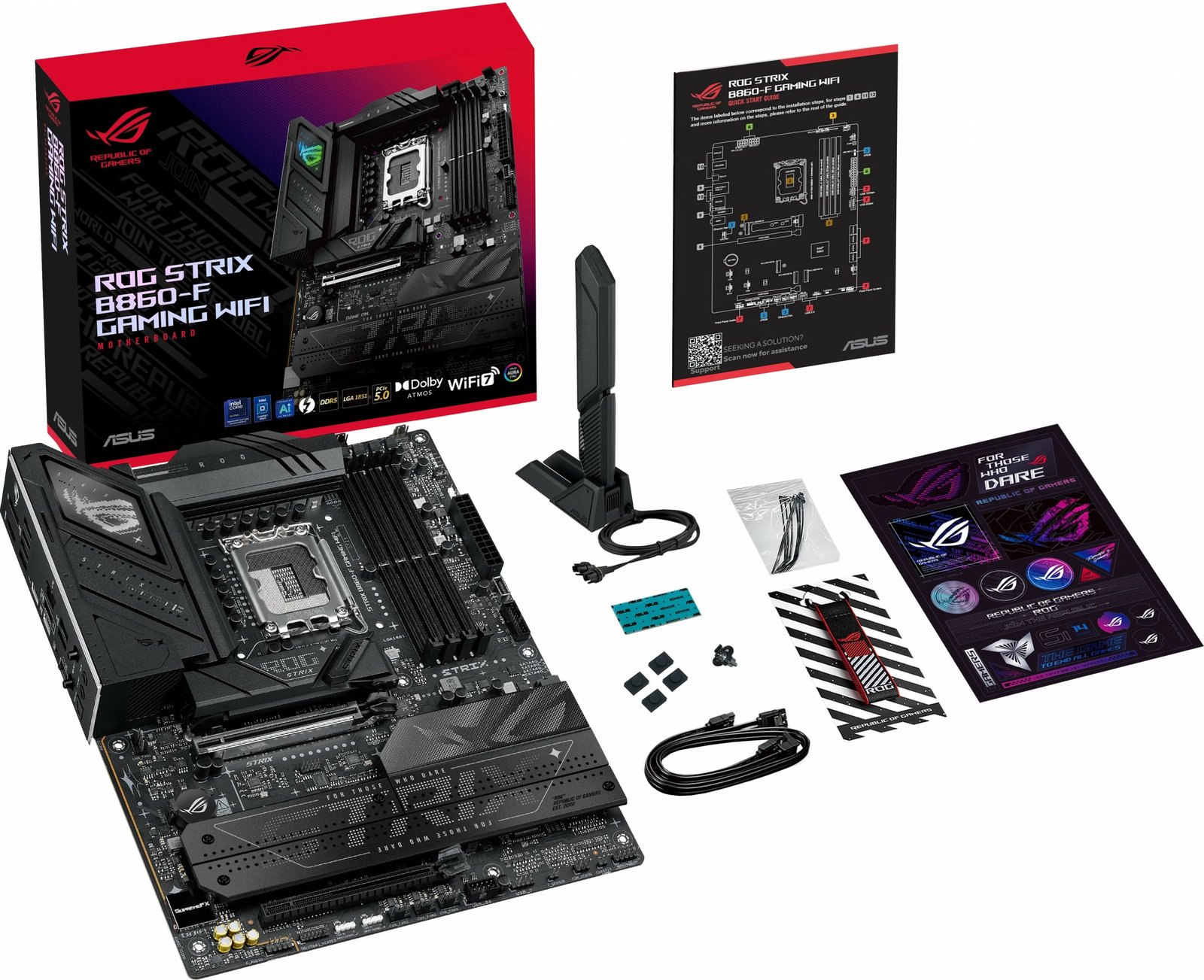 Pllakë amë ASUS ROG STRIX B860-F GAMING WIFI, LGA1851 Pllakë amë ASUS ROG STRIX B860-F GAMING WIFI, LGA1851