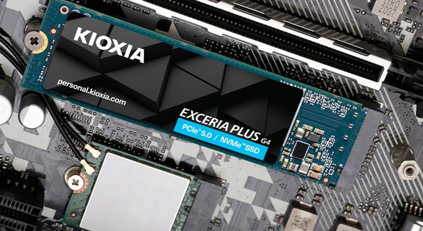 SSD Kioxia Exceria Plus G4, 1TB, M.2 2280, PCIe Gen5x4