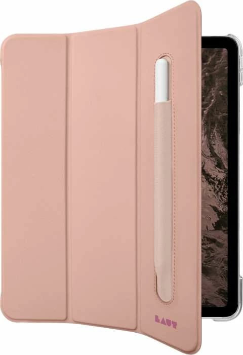 Mbështjellës LAUT Huex Folio për iPad Pro 12.9" 4/5/6G, me mbajtëse për Apple Pencil, Rozë