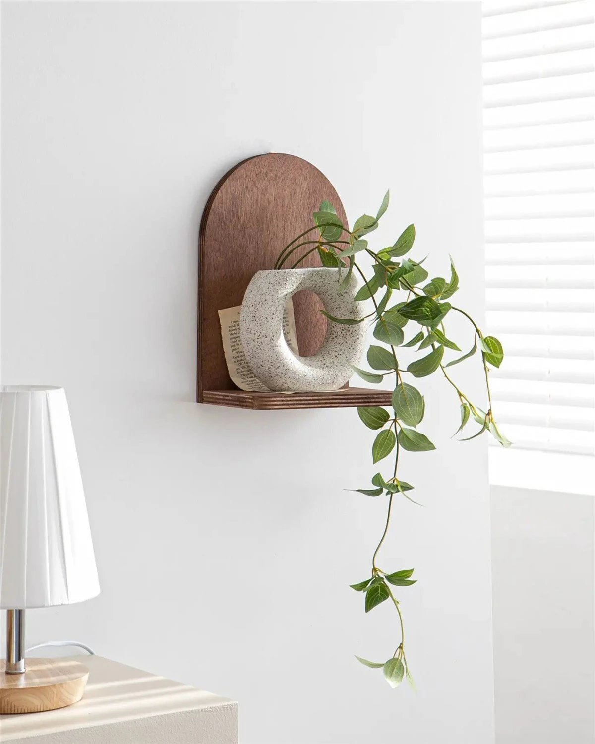 Raf muri Hanah Home, Raf261, ngjyrë arre, 2 copë