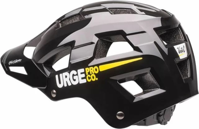 Helmetë biçiklete URGE për të rritur, e zezë