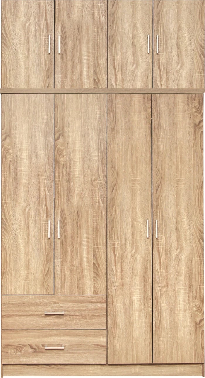 Dollap 4 dyer me papafingo dhe 2 sirtarë sonama 120x42x241