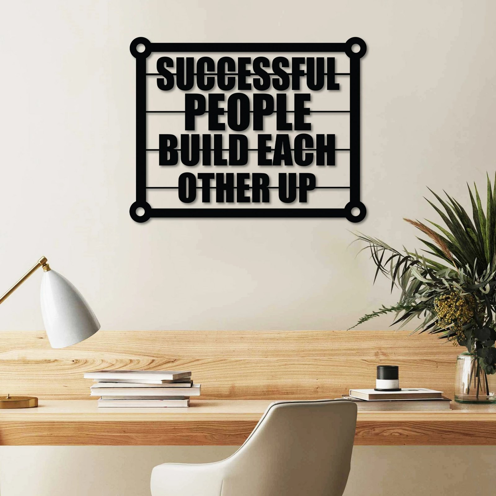 Aksesor dekorativ metalik për mur, Wallity, Successful Build