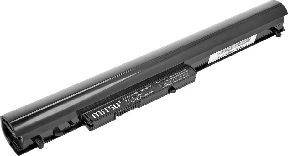 Bateri laptopi Mitsu BC/HP-248G1S për HP 248 G1, 340 G1, 2200 mAh, 14.4-14.8V, e zezë