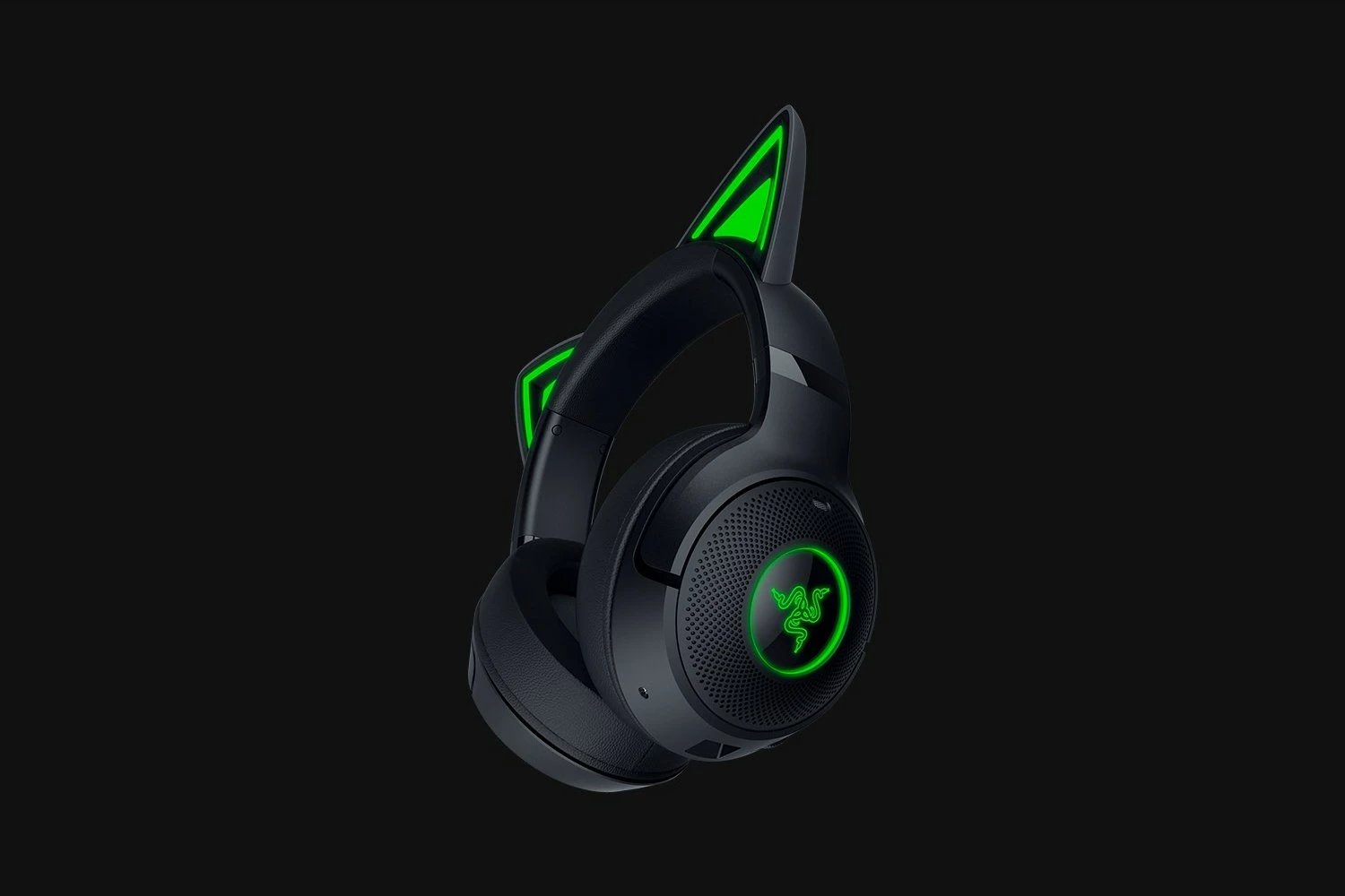 Kufje Razer Kraken Kitty V2 BT, wireless, LED, gaming, të zeza