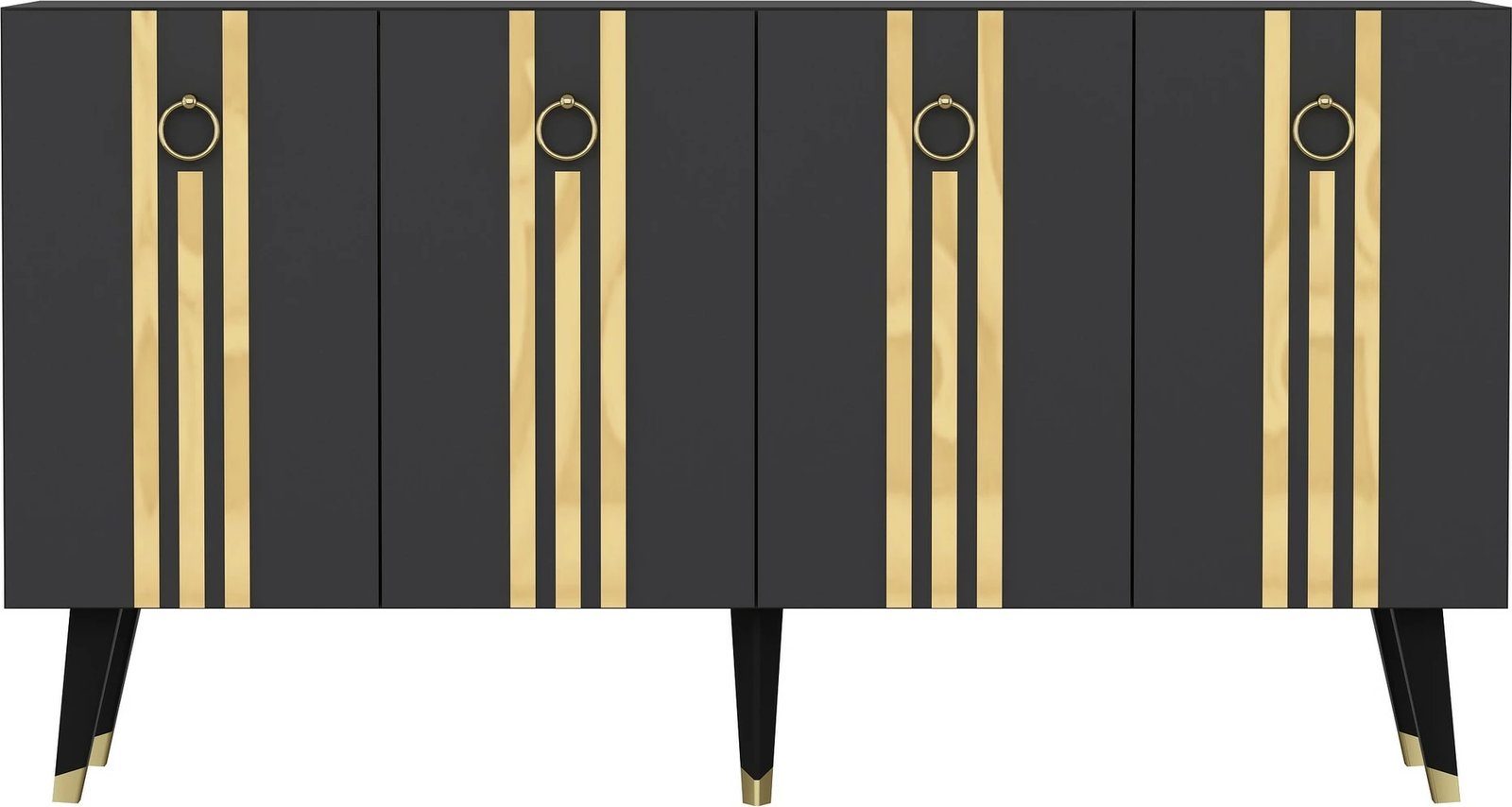 Konsolë Hanah Home, Isil, antracit dhe ari