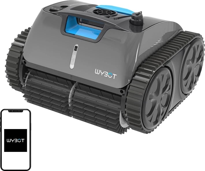 Robot pastrues pishine Wybot C1 Max, wireless, gri