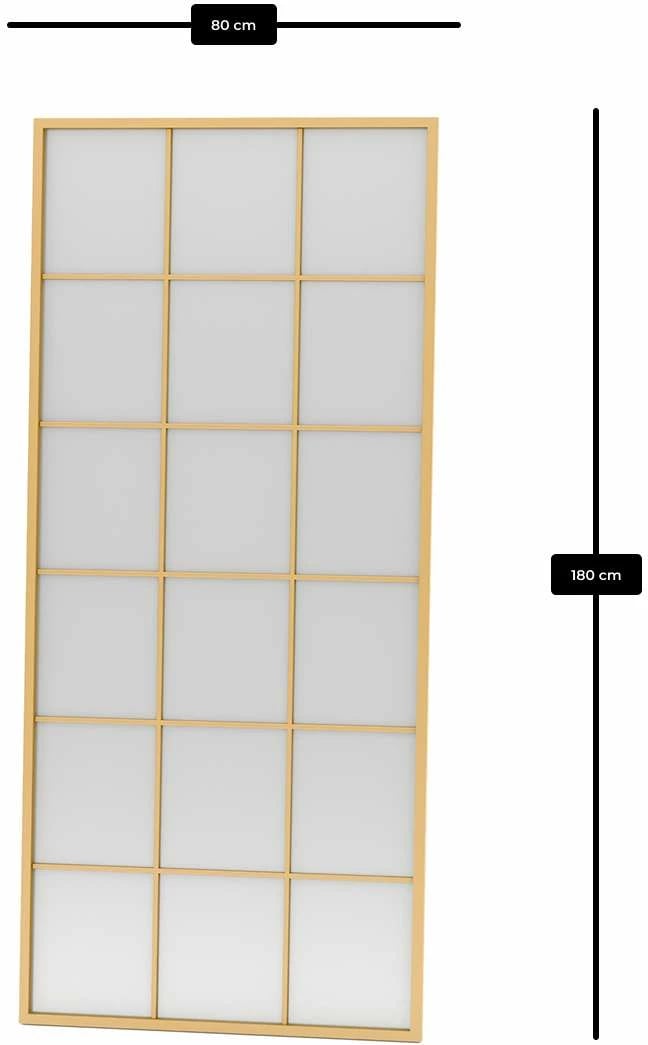 Pasqyrë Cheval, ngjyrë e zezë, Skye Decor Karex, 80x180cm