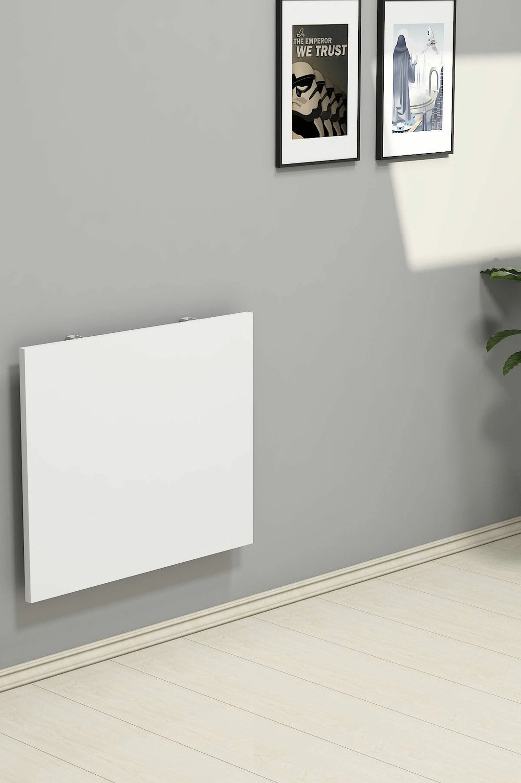 Tavolinë palosëse Hanah Home, Nur, e bardhë