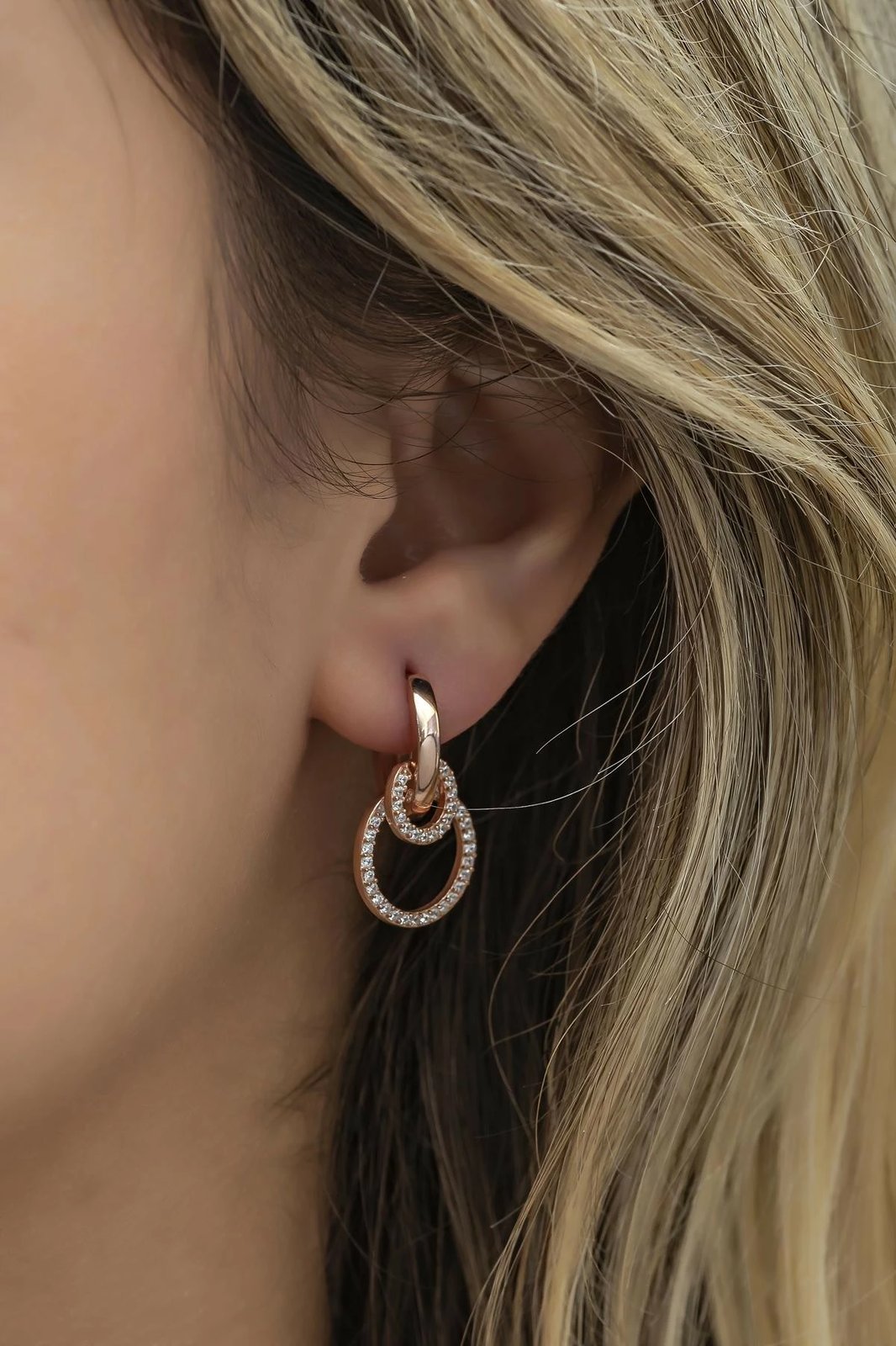 Vathë argjendi Jumeon, ngjyrë rozë e artë, NRZ998588