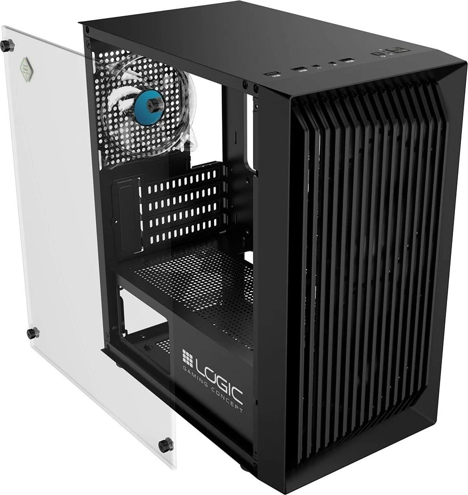 Kasë Logic Concept ATOS ARGB MINI USB 3.0, Mini Tower, e zezë Kasë Logic Concept ATOS ARGB MINI USB 3.0, Mini Tower, e zezë