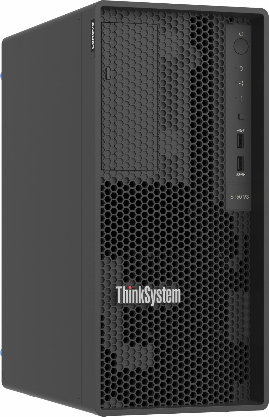 Server Lenovo ThinkSystem ST50 V3, Xeon E-2434, 4 bërthama, 3.4GHz, 8MB Cache, i zi
