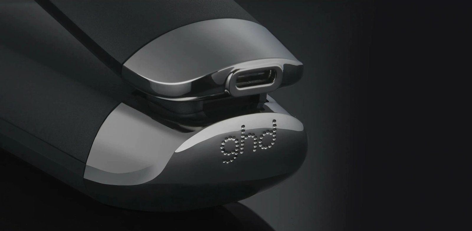 Hekur drejtues ghd Unplugged, i ngrohtë, i zi