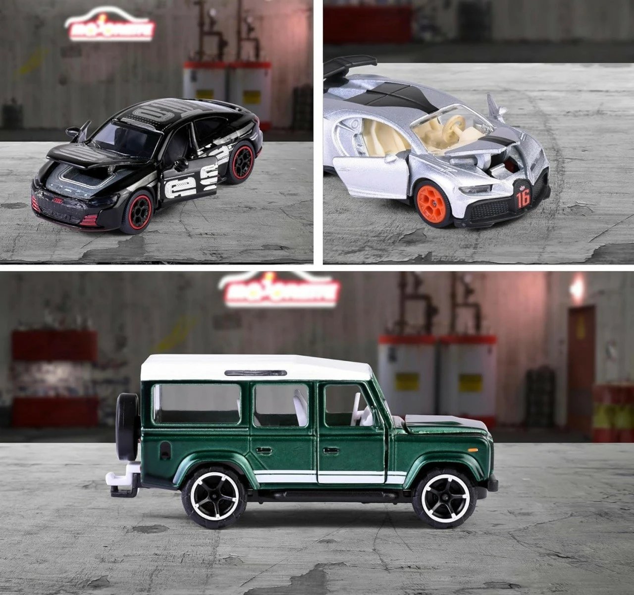 Makina lodër Majorette Deluxe, Simba, 1:64, metal, me kuti koleksionuese, ngjyra të përziera