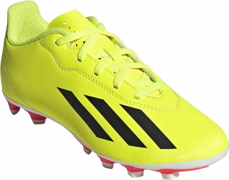 Atlete për fëmijë adidas X Crazyfast Club FxG, të kuqe dhe të verdha