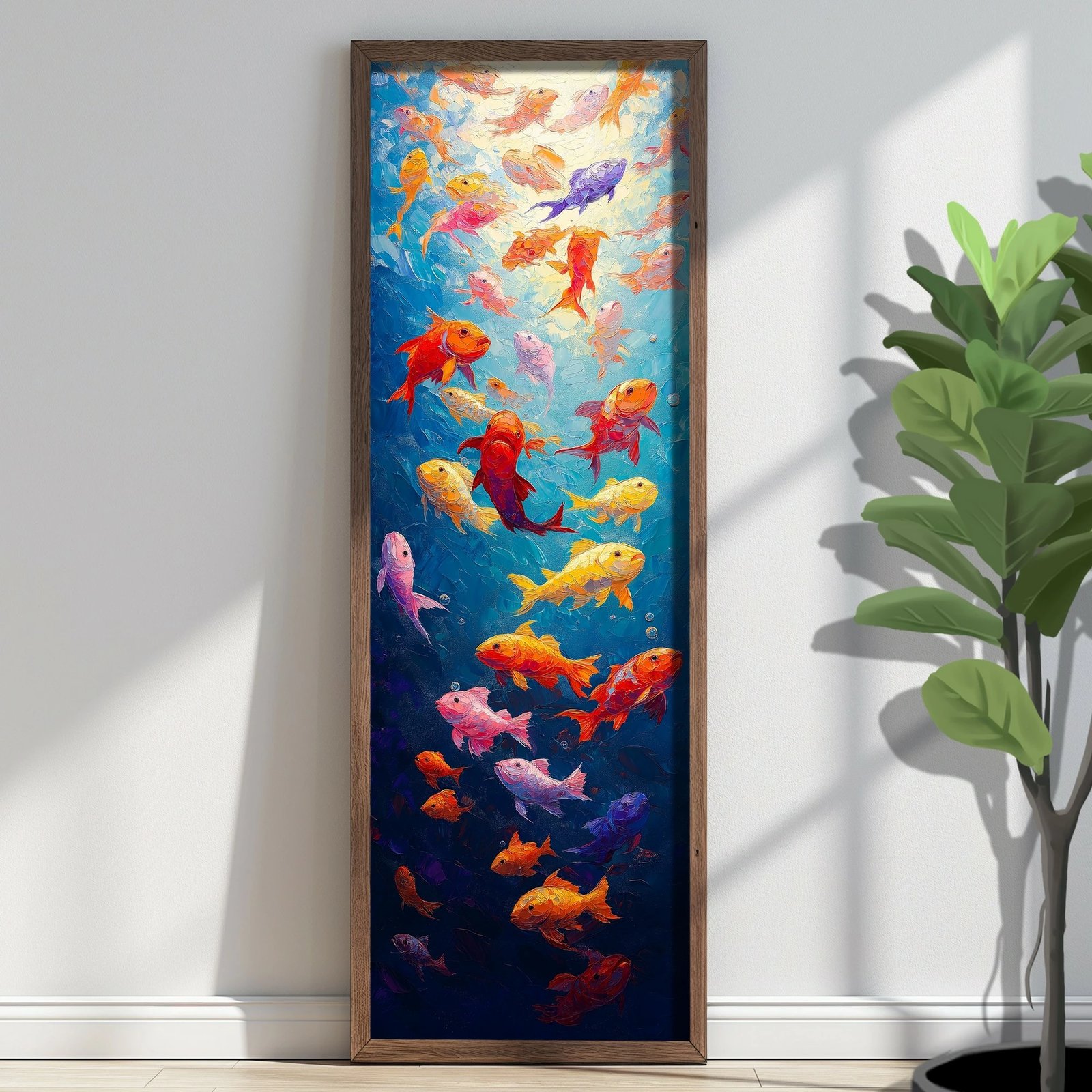 Pikturë dekorative me kornizë MDF, shumëngjyrëshe, Wallity, EMR095